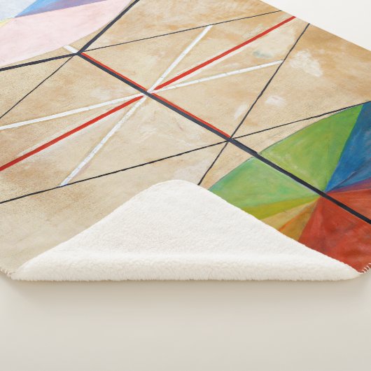 Swan nr. 23 | Hilma af Klint | Sherpa Deken (3/4)