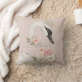 Swan Nursery Baby Nursery Peony Pillow Crown Kussen (Deken)
