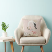 Swan Nursery Baby Nursery Peony Pillow Crown Kussen (Stoel)