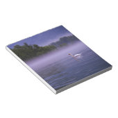 Swan op het meer notitieblok (Schuin)