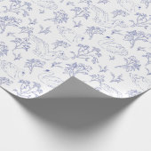 Swan op het meer van Elegant Classic Handgetekend Cadeaupapier (Hoek)