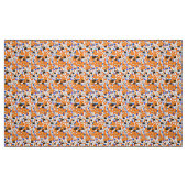 Swan Oranje Hearts Fabric Stof (Fat Quarter)