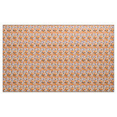 Swan Oranje Hearts Fabric Stof (Yard (91,4 cm))