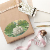 Swan Ovale Sticker (Geschenken)
