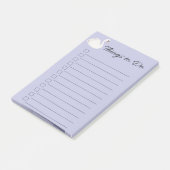 Swan Paarse dingen om te doen Post-it® Notes (Schuin)