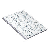 Swan Pattern Seamless swan, patroon, abstract, rug Notitieboek (Rechterzijde)
