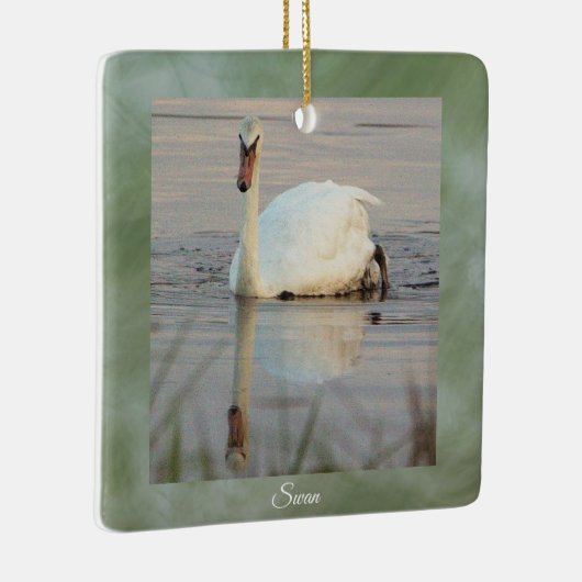 Swan Photo Ornament  (Rechts)