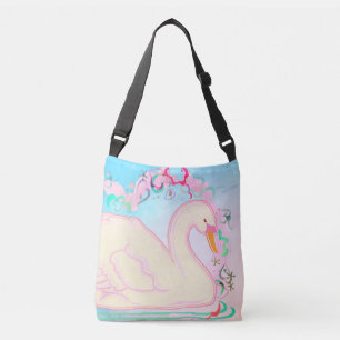 Swan Princess All-Over-Print-Tas-Bag Crossbody Ba Tas
