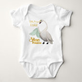 Swan Princess Baby Tutu Bodysuit (Voorkant)