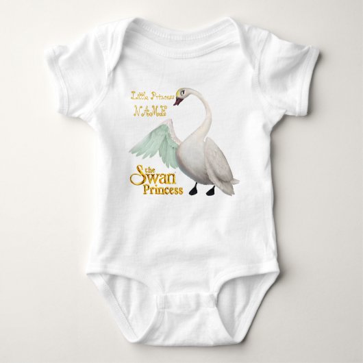 Swan Princess Baby Tutu Bodysuit (Voorkant)