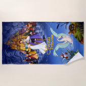 Swan Princess Beach Towel Strandlaken (Voorkant)