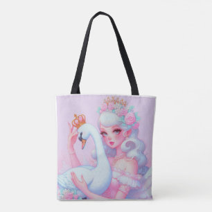 Swan Princess beroemd gemaakt door Terrell Dorfeo Tote Bag