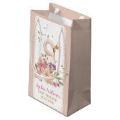 Swan Princess Birthday/ Baby shower Klein Cadeauzakje (Achterkant Gekanteld)