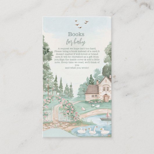 Swan Princess Boeken voor Baby Informatiekaartje (Voorkant)