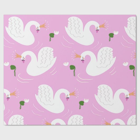 Swan Princess Cadeaupapier (Vlak)