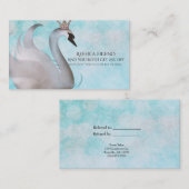 Swan Princess Fairy Tale Refer a Friend Aanbevelingskaartje (Voorkant / Achterkant)