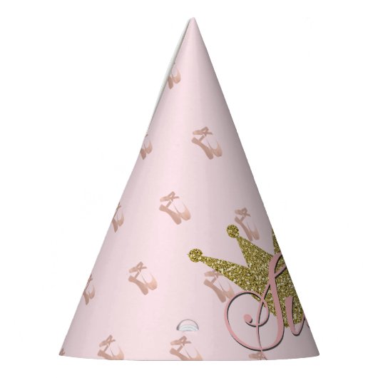 Swan Princess Gold Glitter Crown Birthday Party Feesthoedjes (Links)