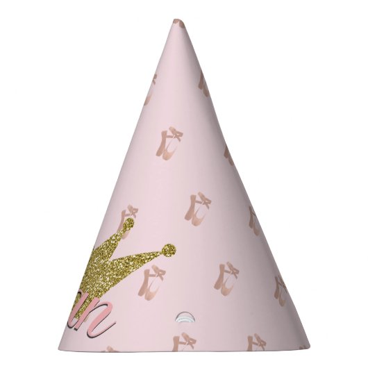 Swan Princess Gold Glitter Crown Birthday Party Feesthoedjes (Rechts)