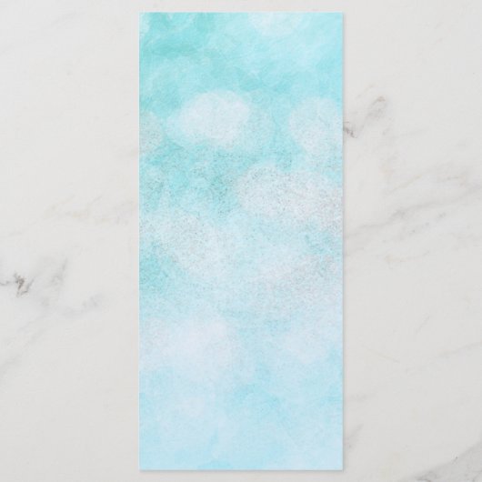 Swan Princess Gold Glitter Sprookje Feestmenu Menu (Achterkant)