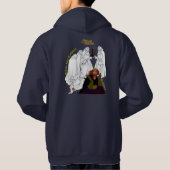 Swan Princess Mannen tweeslachtig Sketch Hoodie (Achterkant)