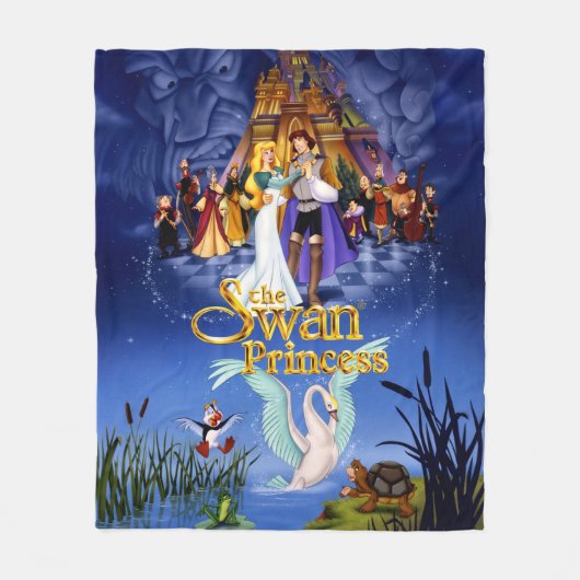 Swan Princess Movie Poster Fleece Deken (Voorkant)