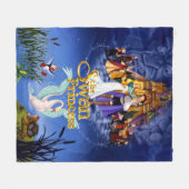 Swan Princess Movie Poster Fleece Deken (Voorkant (Horizontaal))
