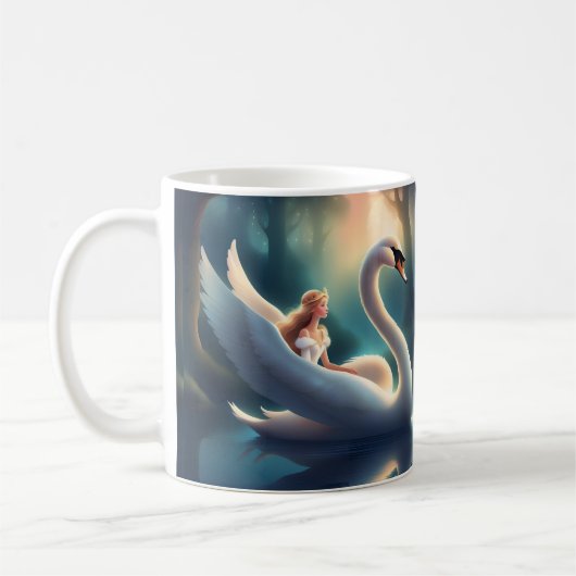 Swan princess mug koffiemok (Links)