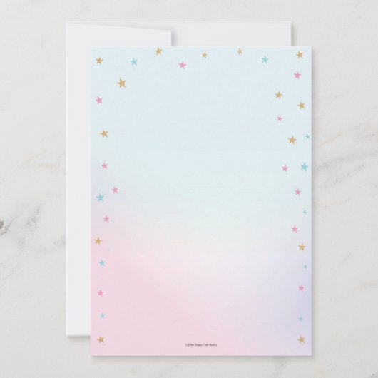 Swan Princess Pool Party Birthday Girl Floatie Kaart (Achterkant)