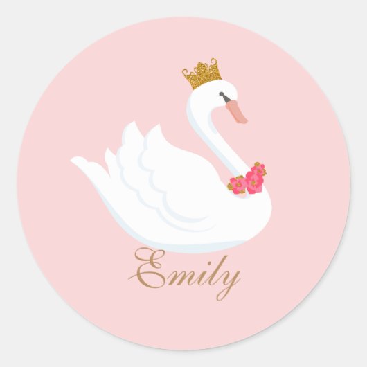 Swan Princess Sticker (Voorkant)