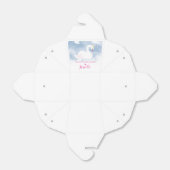  SWAN PRINCESS stijlvolle blauw roze kleuren Bedankdoosjes (Uitgevouwen)