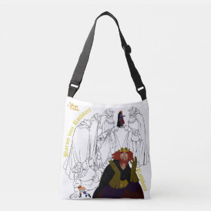 Swan Princess Two-Sided Cross Body Bag (wit) Crossbody Tas