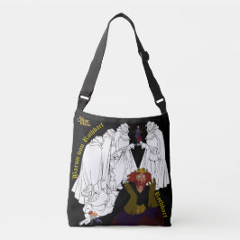 Swan Princess Two-Sided Cross Body Bag (zwart) Crossbody Tas