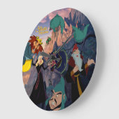 Swan Princess Villain Wall Clock Grote Klok (Hoek)