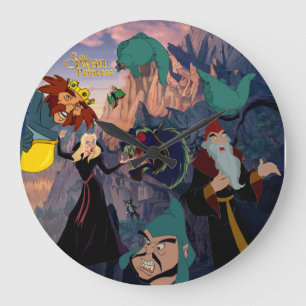 Swan Princess Villain Wall Clock Grote Klok