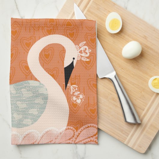 Swan Queen Kitchen Towel Theedoek (Quarter Fold)