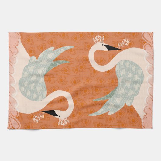 Swan Queen Kitchen Towel Theedoek (Horizontaal)