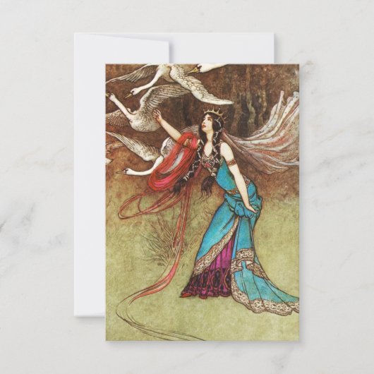 Swan Queen-uitnodigingen Kaart (Voorkant)