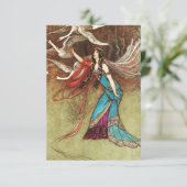 Swan Queen-uitnodigingen Kaart (Staand voorkant)