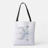 Swan Reflection Tote Bag (Achterkant)