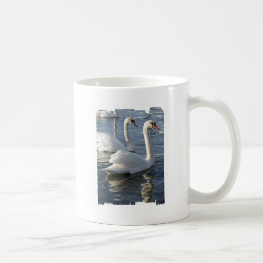 Swan Reflections Coffee Mok (Rechts)