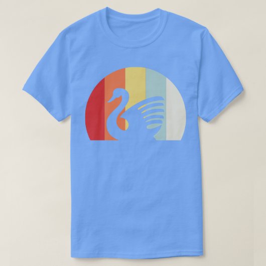 Swan Retro 4 T-shirt (Design voorkant)