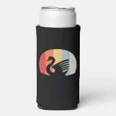 Swan Retro Seltzer Blikjeskoeler (Seltzer Voorkant)