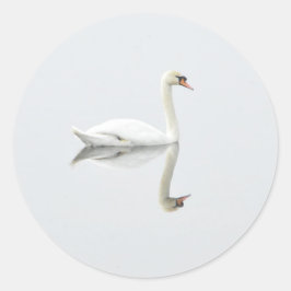 Swan Ronde Sticker