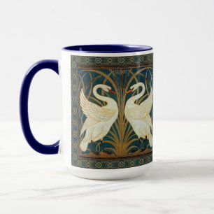 Swan, Rush en Iris door Walter Crane Mok