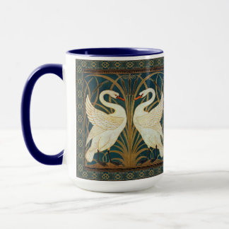 Swan, Rush en Iris door Walter Crane Mok