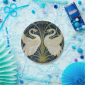 Swan, Rush en Iris door Walter Crane Papieren Bordje (Feest)