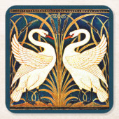 Swan, Rush en Iris, Kartonnen Onderzetters (Voorkant)