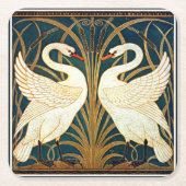 Swan, Rush en Iris,  ontwerp Kartonnen Onderzetters (Voorkant)