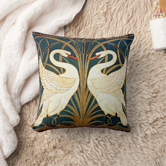 Swan, Rush en Iris,  ontwerp Kussen (Deken)