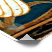 Swan, Rush en Iris, ontwerp Poster (Hoek)